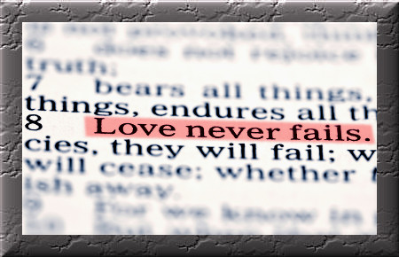 Love never fails bevel2